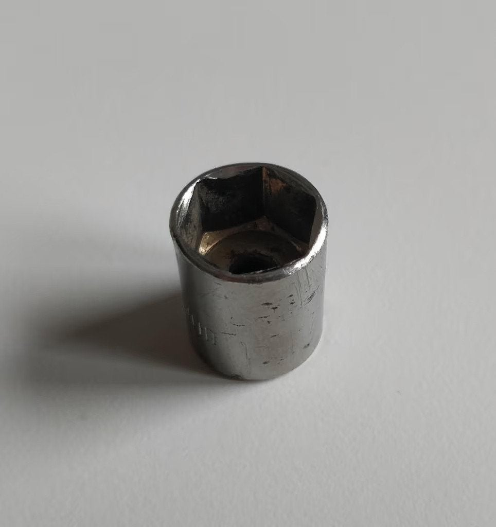 Dop, dopstuk, kopstuk 13 mm, 1/4 aandrijving, Doe-het-zelf en Verbouw, Ophalen