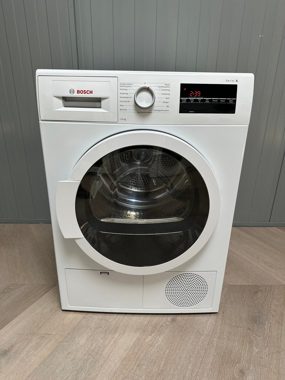 Bosch serie 6 Warmtepompdroger A++ 8KG incl Garantie&Bezorgi, Bosch, Gebruikt, Overige typen, 8 tot 10 kg