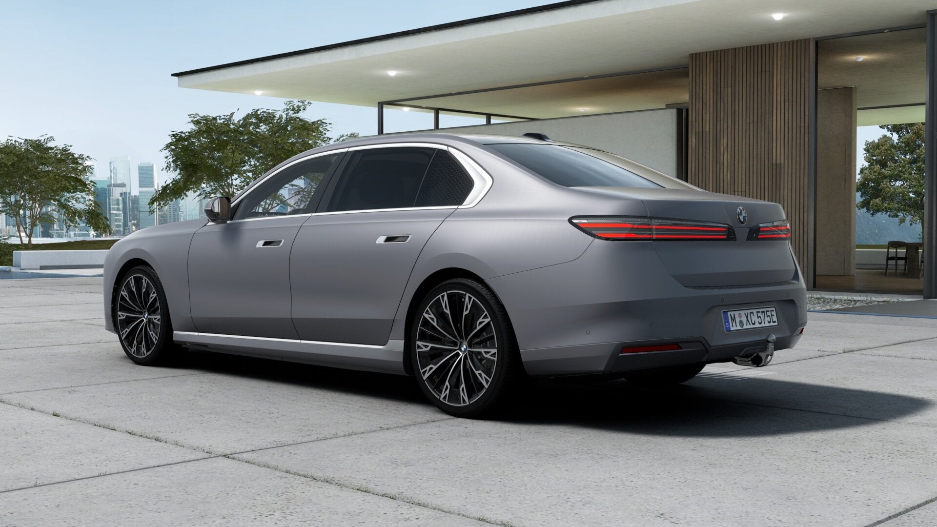 BMW i7 50 xDrive / Panoramadak Sky Lounge / Trekhaak / Bower, Auto's, Automaat, Dealer onderhouden, 2670 kg, Sedan
