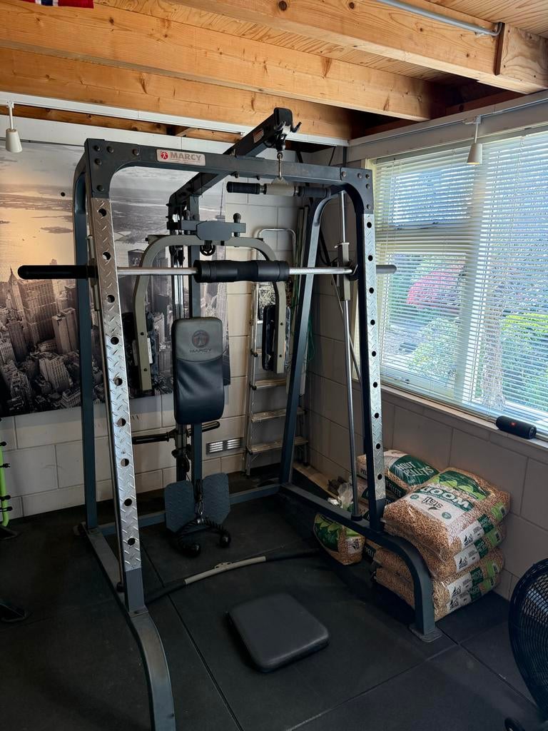 Marcy Deluxe SM4000 Smith Krachtstation, Sport en Fitness, Ophalen, Zo goed als nieuw