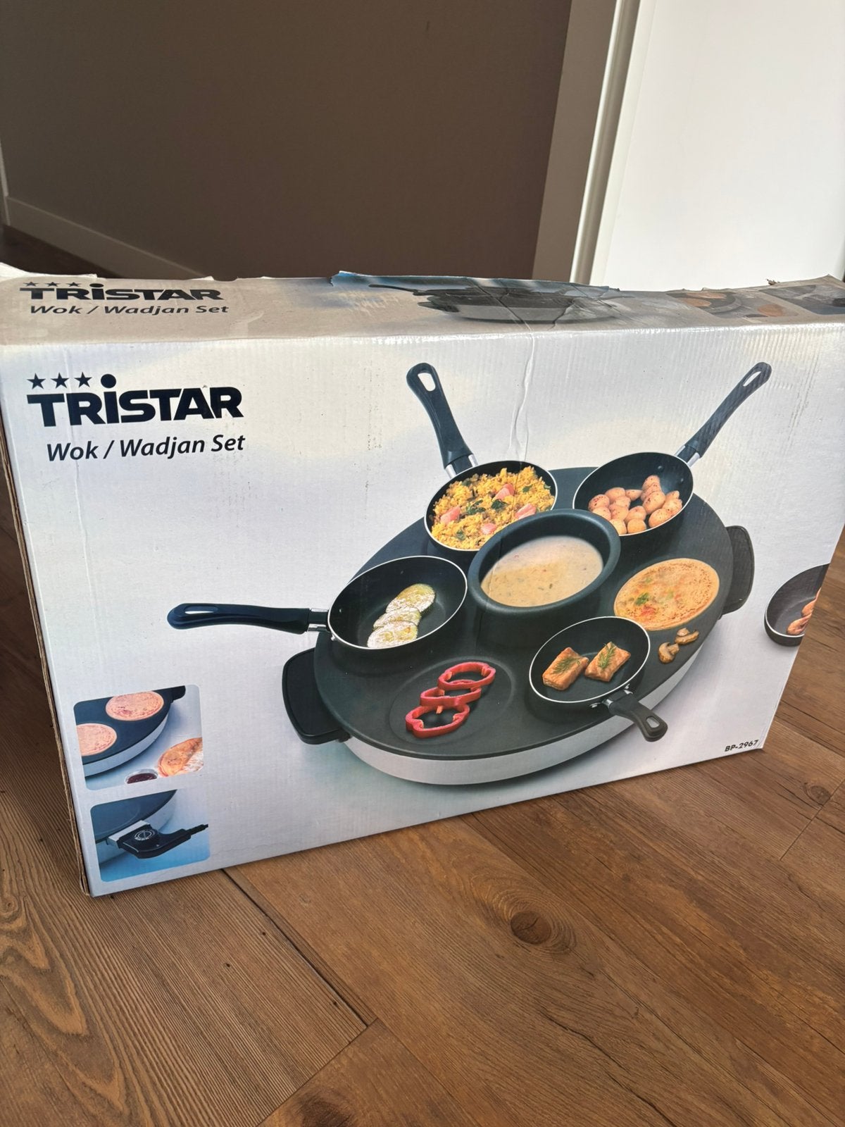 Tristar wokset 6pers - compleet, Ophalen, Zo goed als nieuw, 4 t/m 7 personen