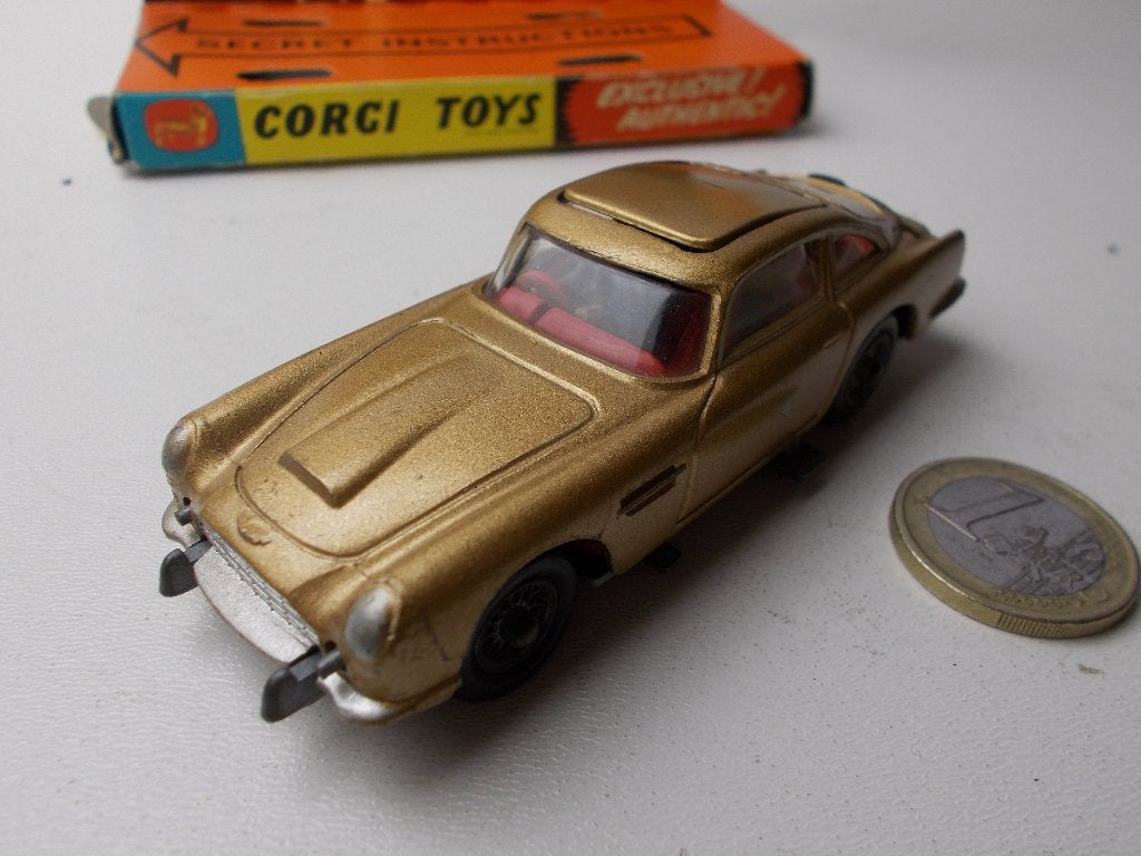 1965 Corgi Toys 261.JAMES BOND ASTON MARTIN DB5 +DOOSJE! -K-, Ophalen of Verzenden, Zo goed als nieuw, Auto, Corgi
