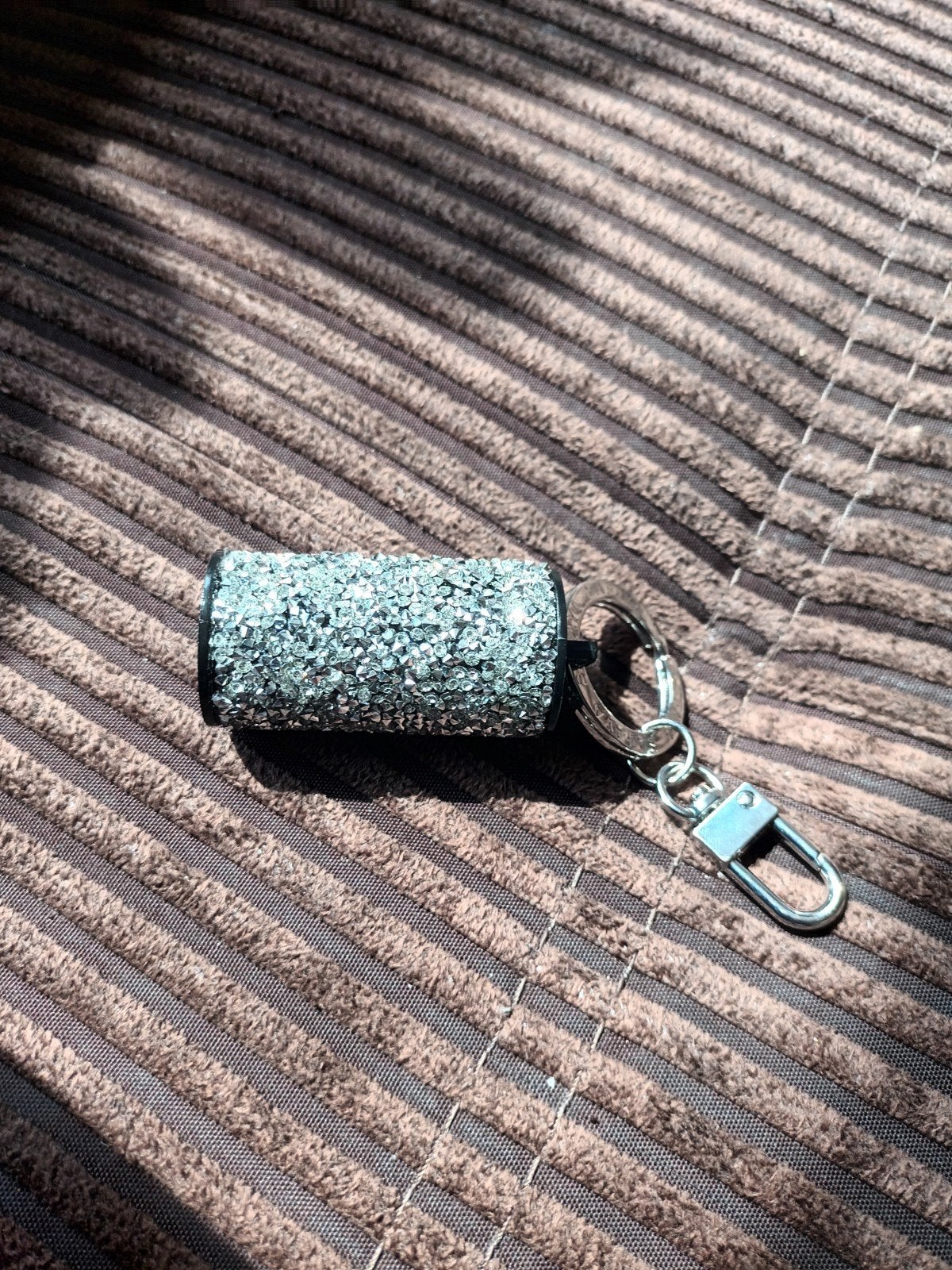 Sleutelhanger met naam 'Safaya' en glitters, Ophalen of Verzenden, Gebruikt, Overige typen