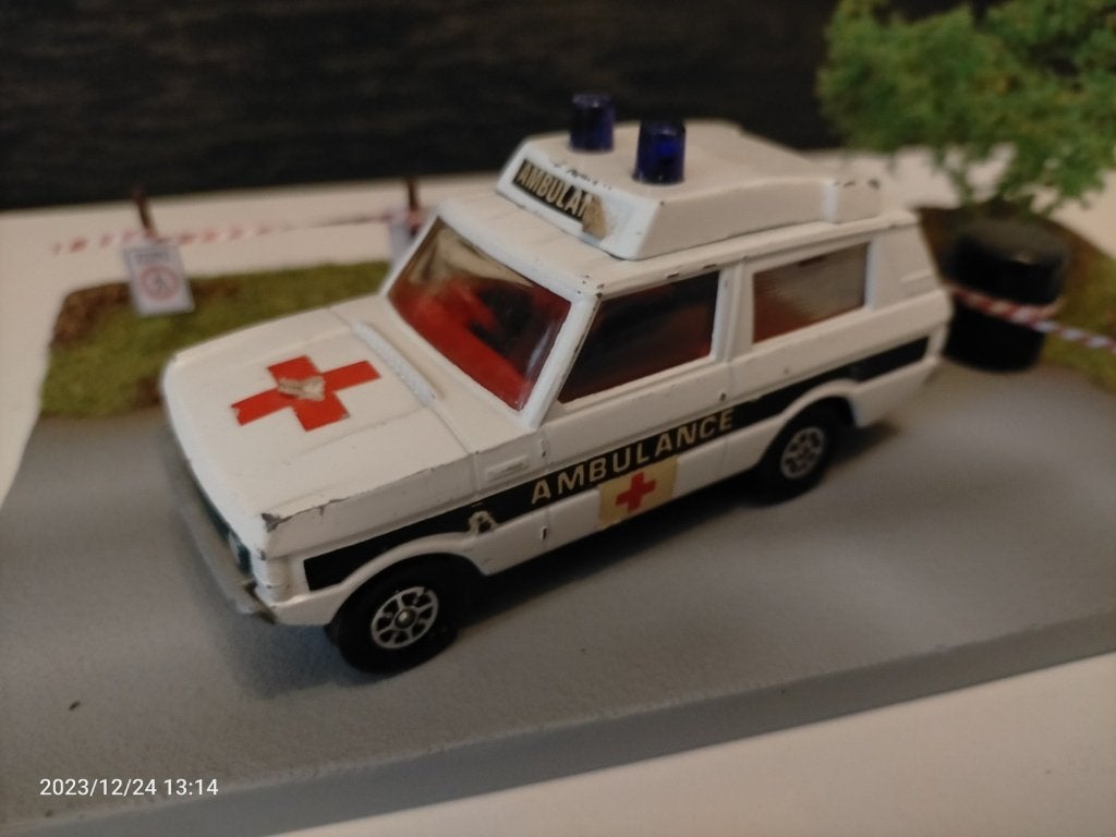 Corgi Toys whizzwheels vigilant range rover ambulance, Ophalen of Verzenden, Gebruikt, Auto, Corgi