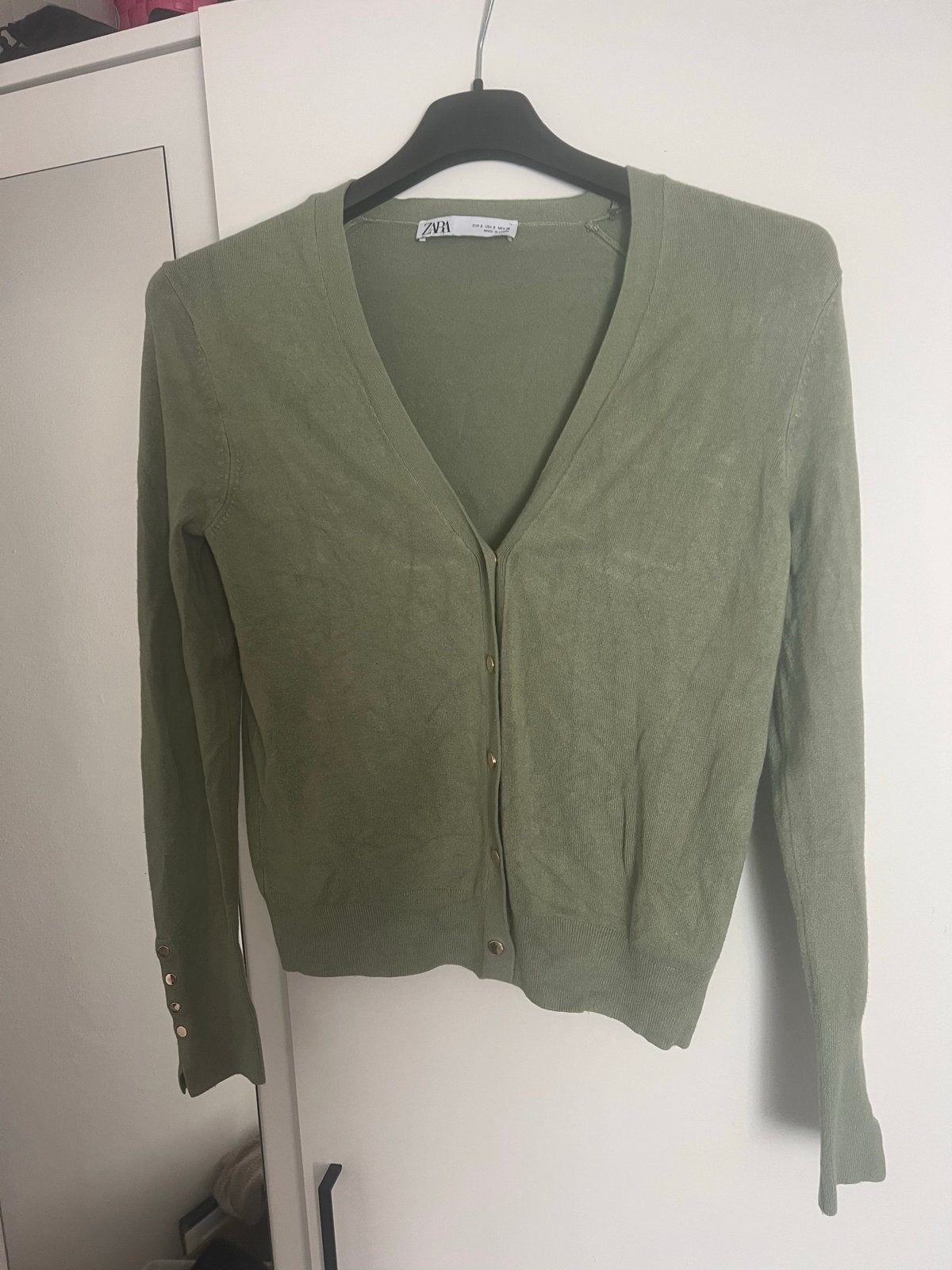 Zara vest maat S, Ophalen of Verzenden, Gedragen, Maat 36 (S), Groen