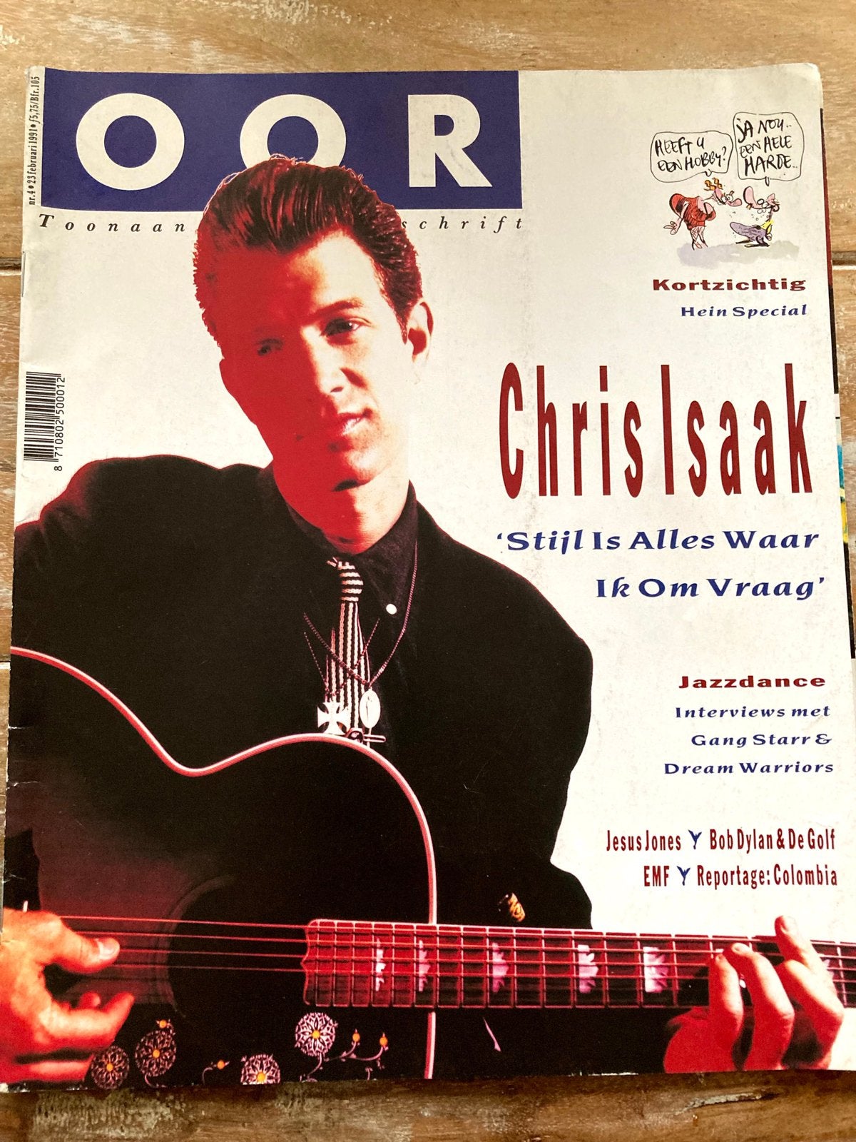 OOR Magazine 1991 CHRIS ISAAK The Big Dish BOB DYLAN EMF, Ophalen of Verzenden, Zo goed als nieuw, Muziek, Film of Tv