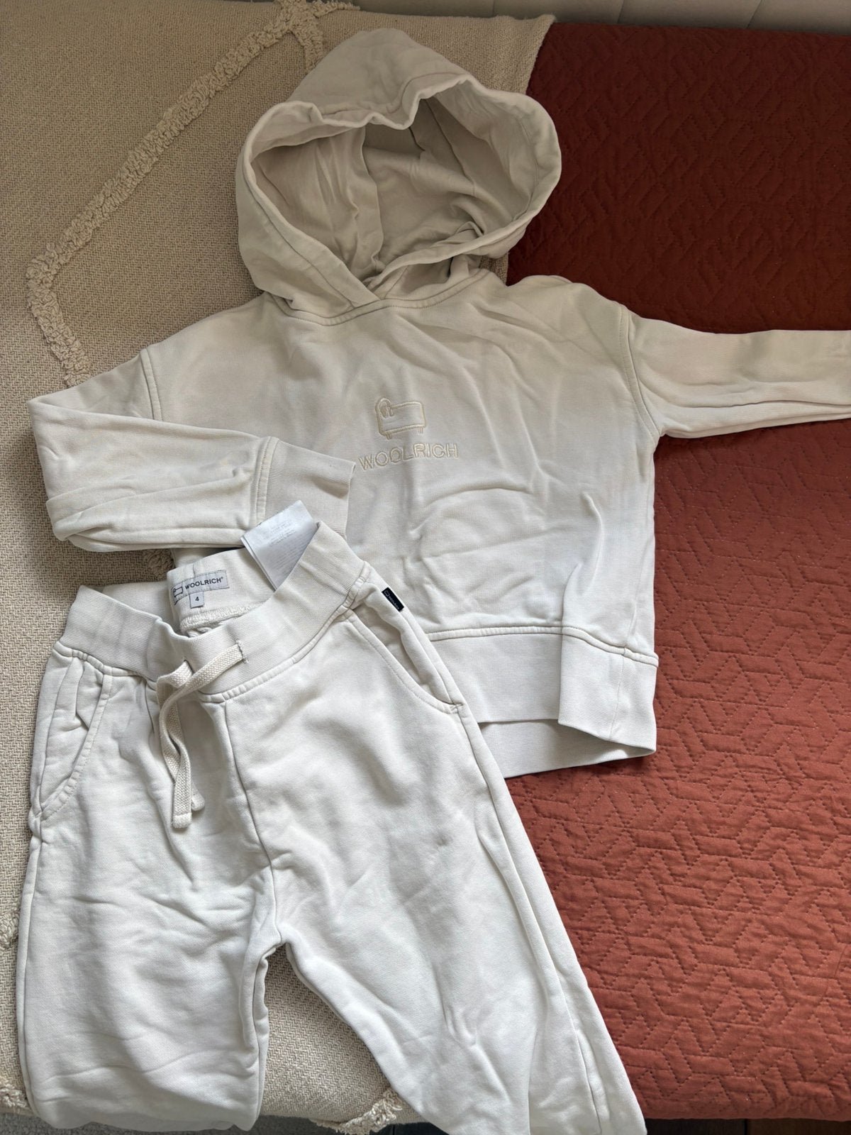 Woolrich pak maat 104/110, Kinderen en Baby's, Ophalen of Verzenden, Gebruikt, Jongen of Meisje, Schoenen