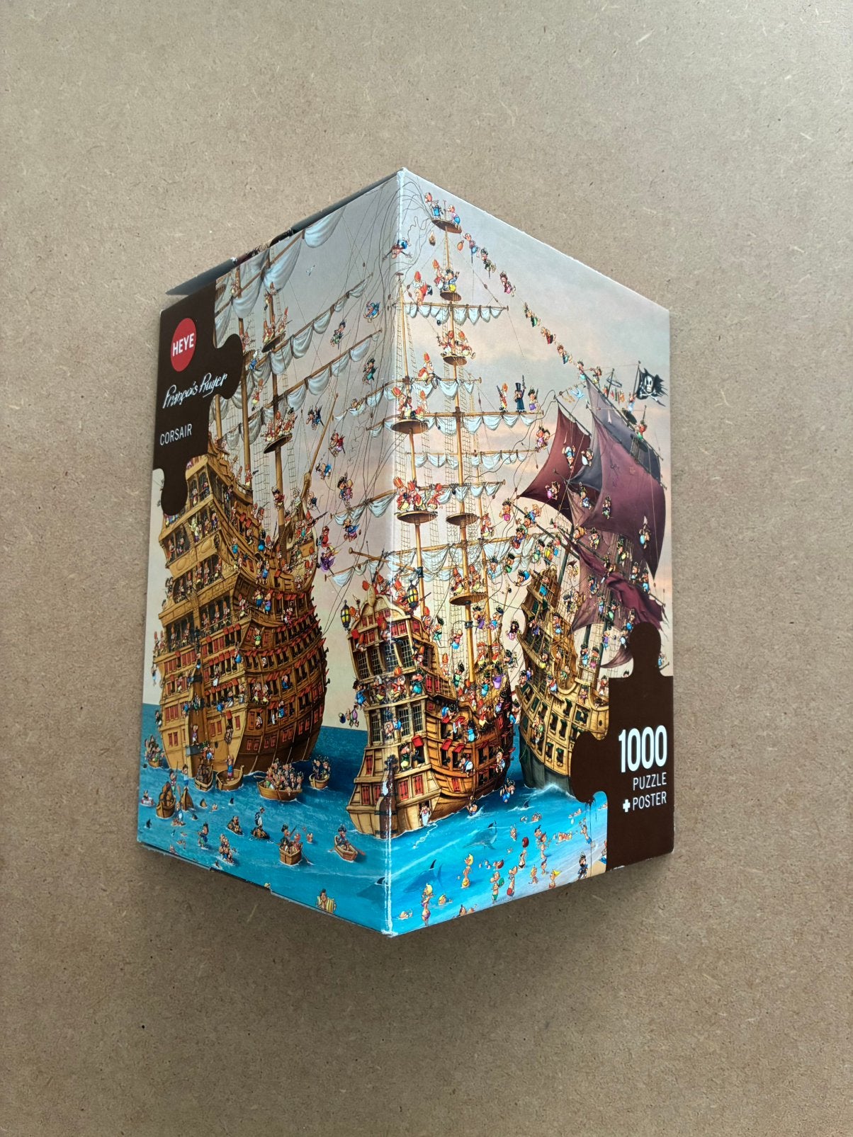 Heye puzzel, 1000 stukjes, Francois Ruyter, Ophalen of Verzenden, 500 t/m 1500 stukjes, Zo goed als nieuw