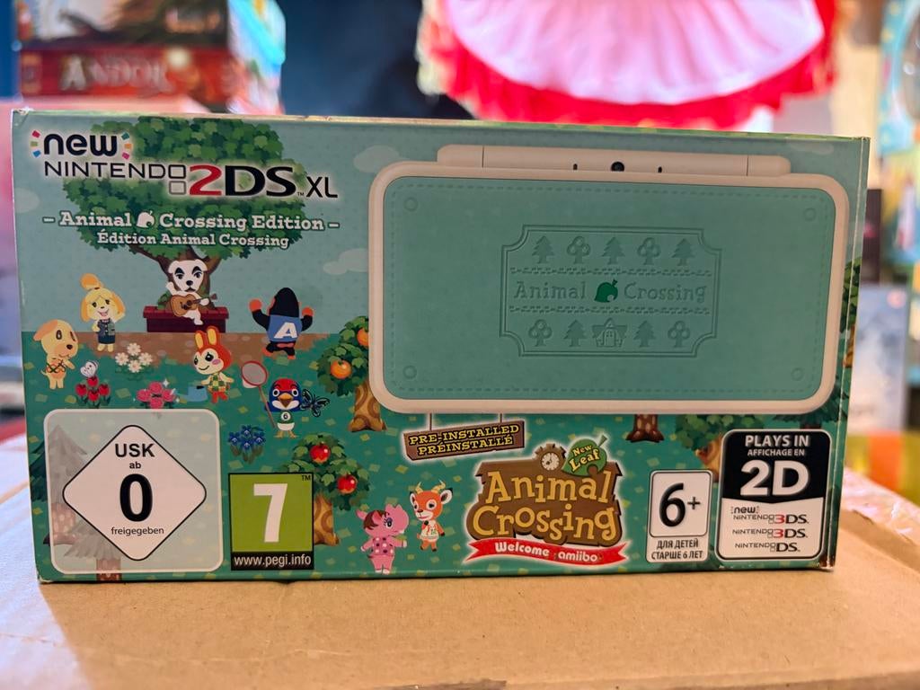 Nieuwe Nintendo 2DS XL Animal Crossing Edition - Compleet!, Spelcomputers en Games, Spelcomputers | Nintendo Switch, Ophalen, Zo goed als nieuw