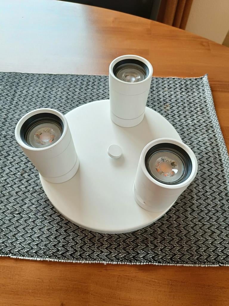 Plafondlamp Ikea Nymane wit, Ophalen, Zo goed als nieuw