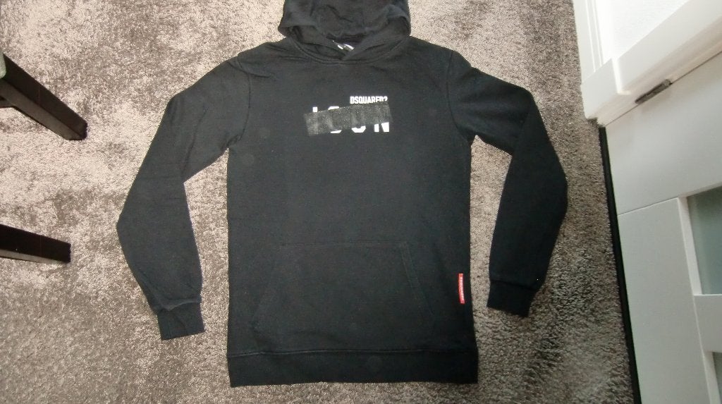 Hoody  Dsquared2  maat L, Maat 52/54 (L), Dsquared2, Zwart, Ophalen of Verzenden