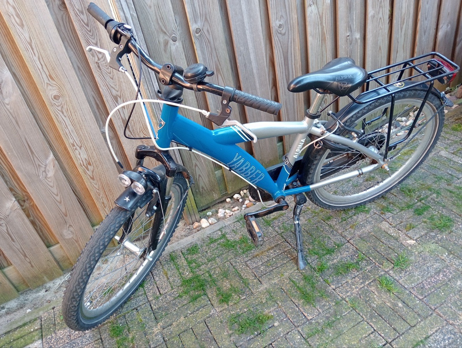 Alpina Yabber jongens fiets mt 24inch, Ophalen, Gebruikt, Alpina  yabber, Terugtraprem