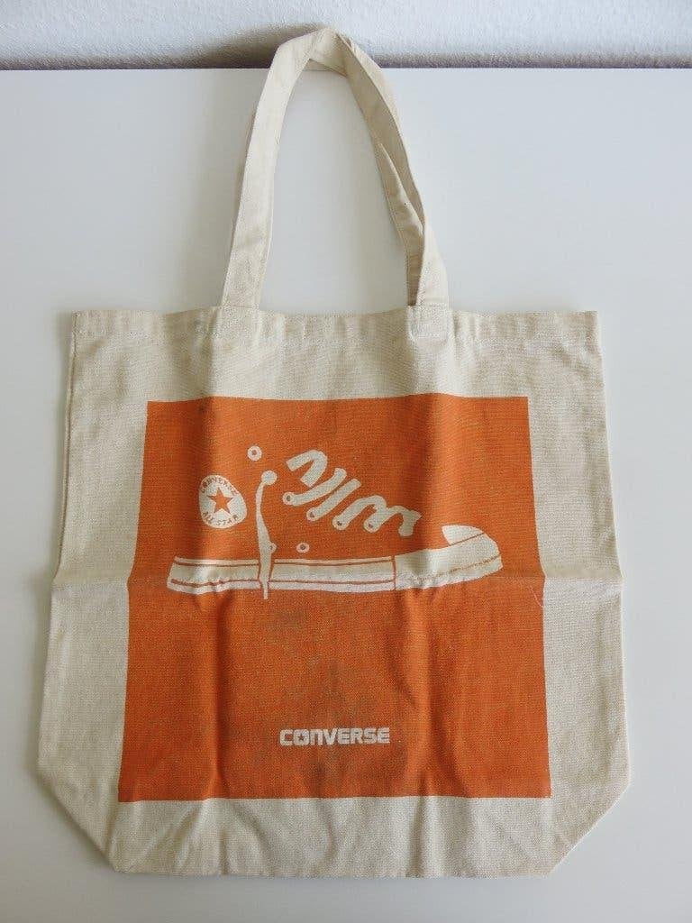 Converse All star oranje canvas shopper boodschappentasje, Ophalen of Verzenden, Zo goed als nieuw, Oranje, Shopper