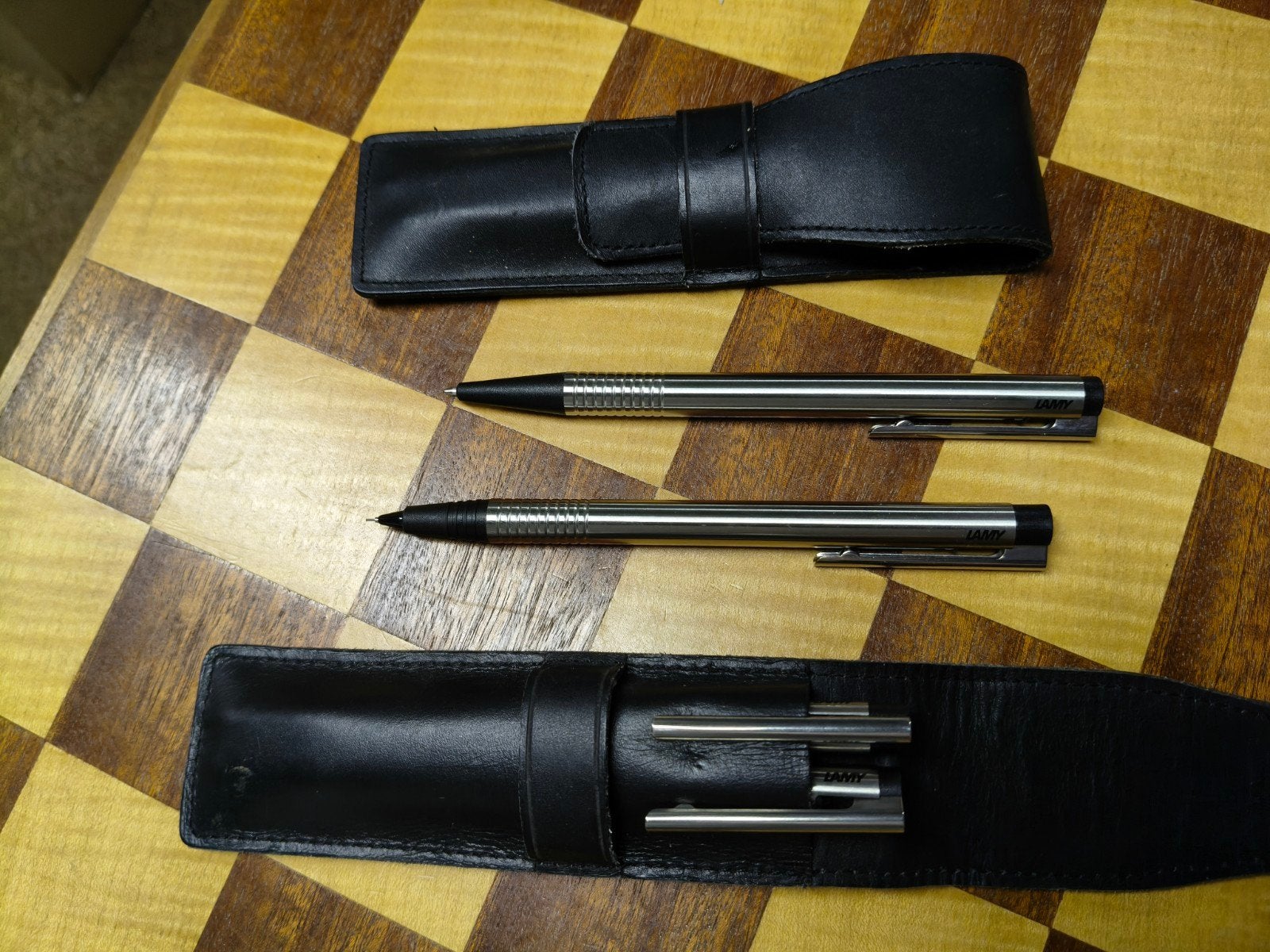 2 complete sets LAMY penset met potlood, Diversen, Schrijfwaren, Ophalen of Verzenden, Zo goed als nieuw