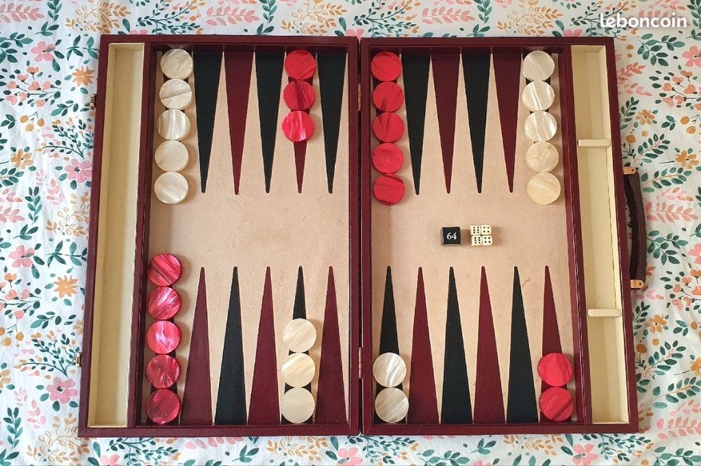 Etienne Aigner leather Backgammon, Ophalen of Verzenden