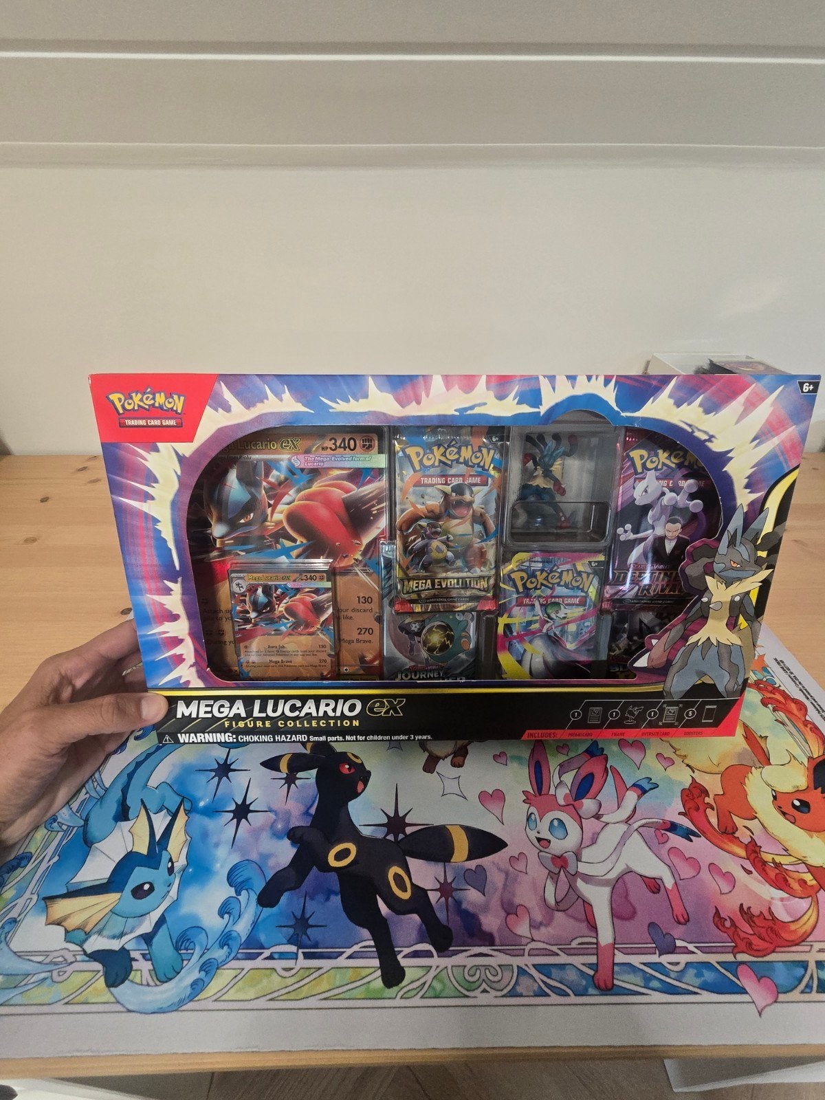Pokémon Mega Lucario EX Figure Collection Box, Ophalen of Verzenden, Nieuw, Overige typen
