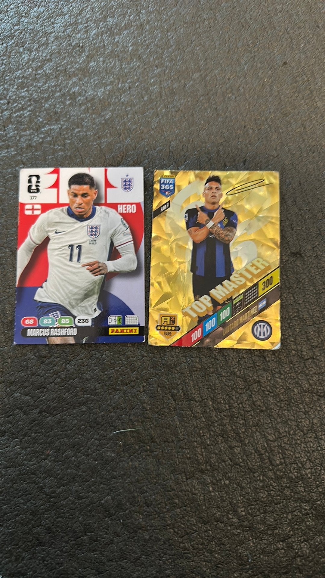Panini voetbal kaarten top meester Martinez., Ophalen of Verzenden, Zo goed als nieuw, Meerdere plaatjes