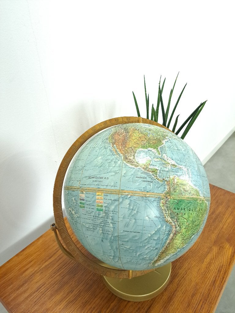 Globe scan globe A/S Danemark, 30 cm, Fysische wereldbol, Ophalen of Verzenden, Educatief