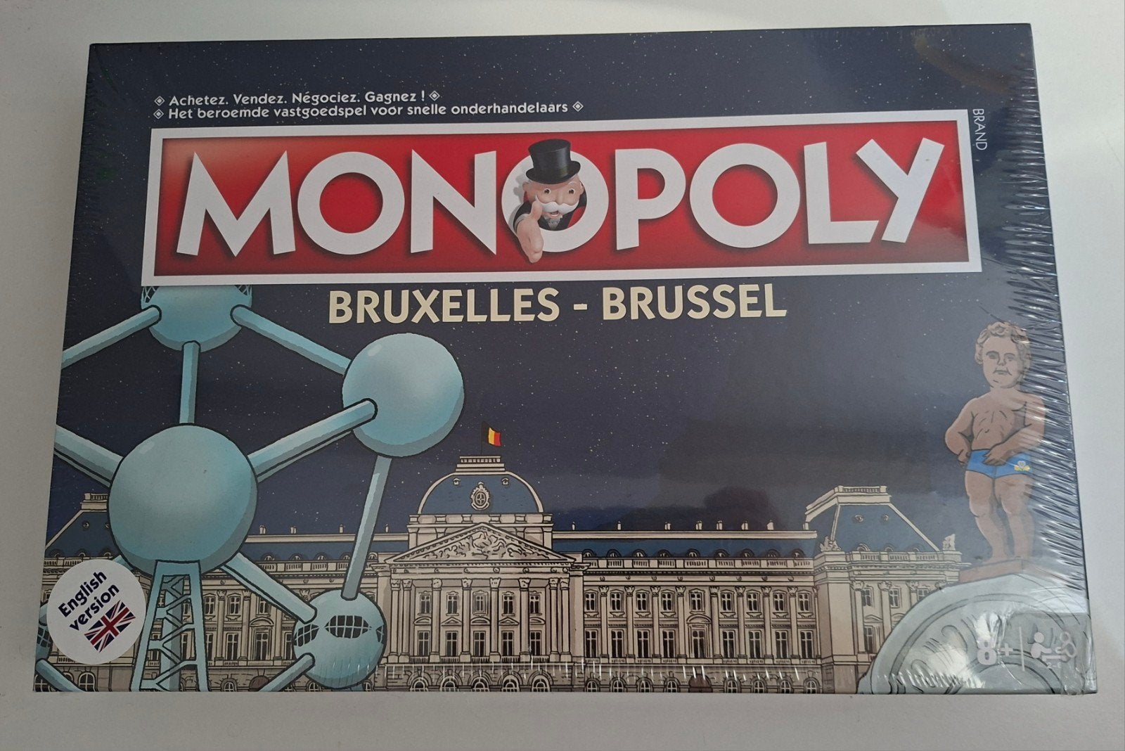 Monopoly Brussel - Nieuw en bijna geseald, Hobby en Vrije tijd, Gezelschapsspellen | Bordspellen, Ophalen of Verzenden, Nieuw