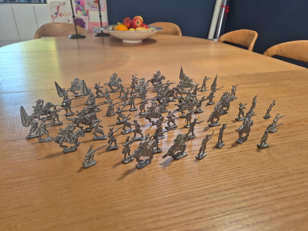 Tinnen soldaatjes, Verzamelen, Militaria | Algemeen, Ophalen, Landmacht, Nederland, Miniatuur of Beeldje