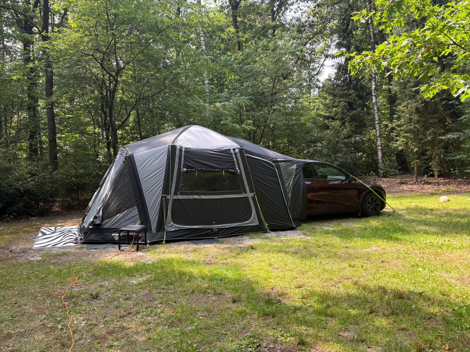 Berger Liberta Air achtertent SUV's + slaapcabine - Autotent, Ophalen, Zo goed als nieuw, Tot en met 4