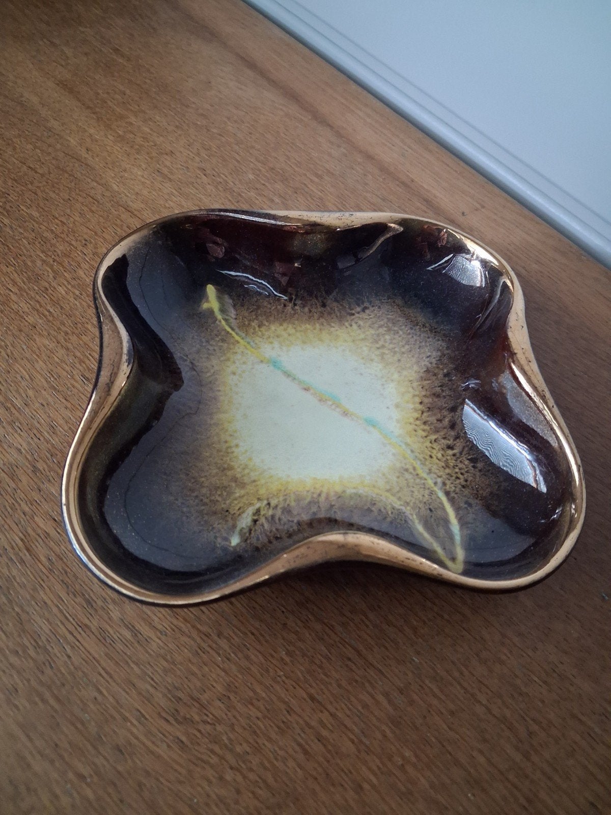 Vintage West-Duits Aardewerk Schaal 1014-22, Antiek en Kunst, Antiek | Schalen, Ophalen of Verzenden