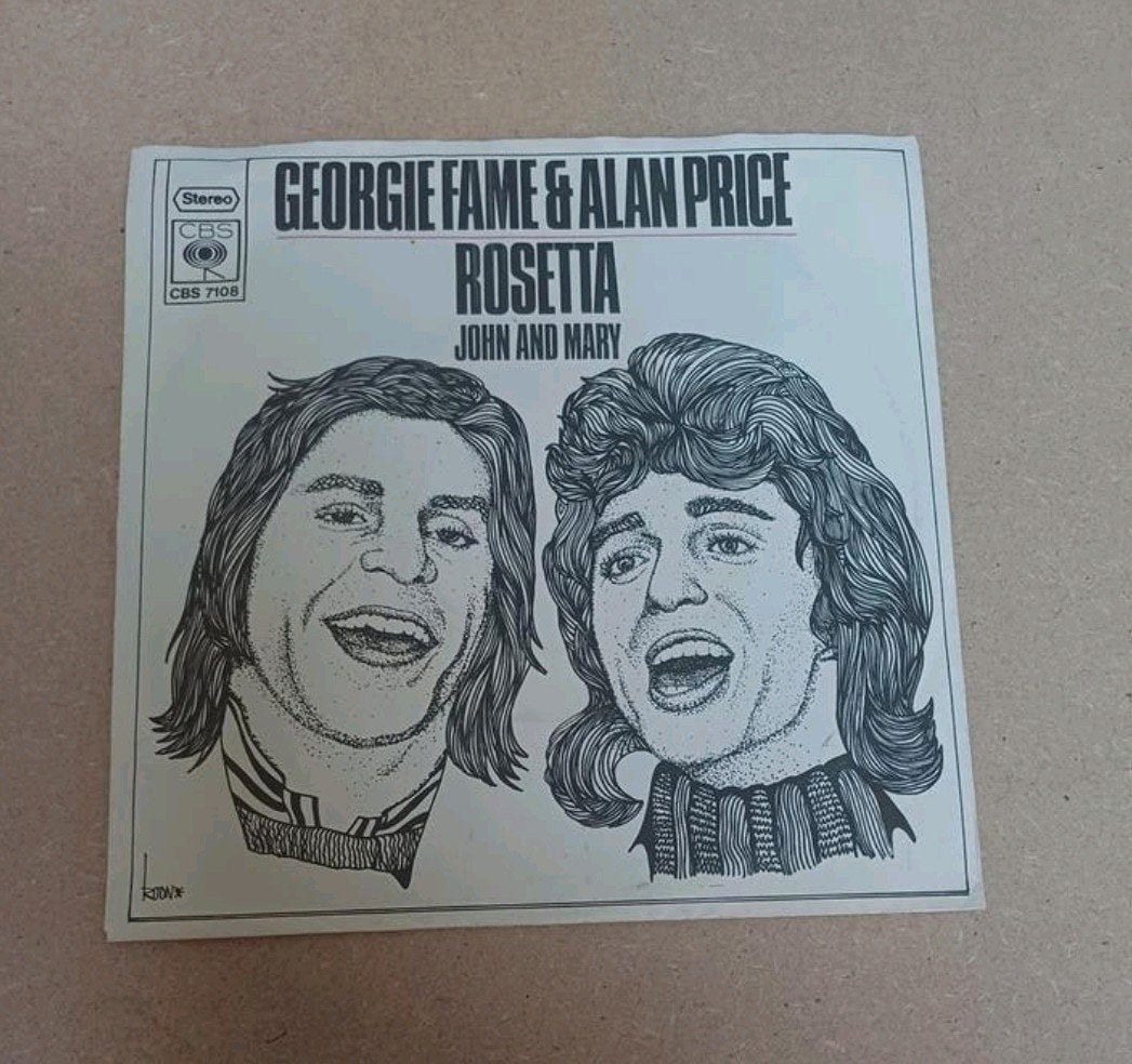 Georgie Fame & Alan Price  - Rosetta, Gebruikt, 7 inch, Ophalen of Verzenden, Pop