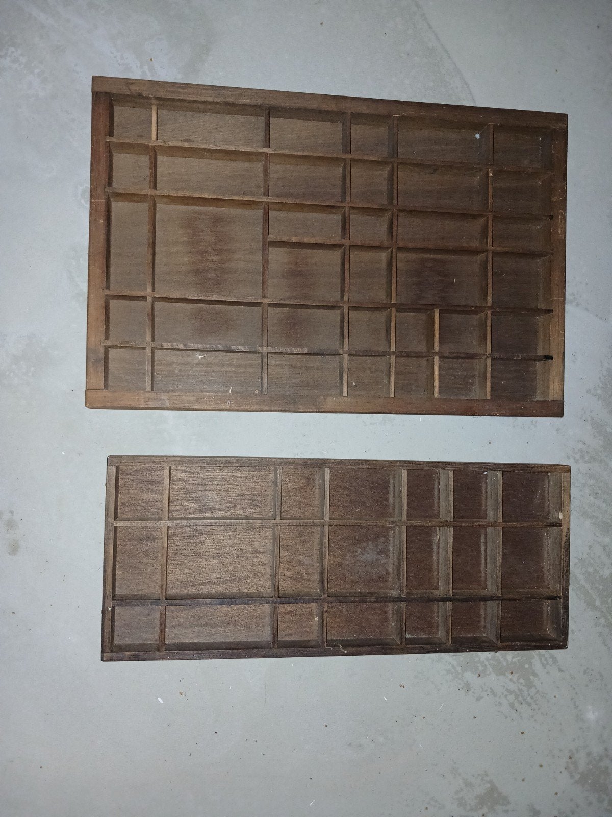 2 vintage letterbakken, Ophalen, Nieuw