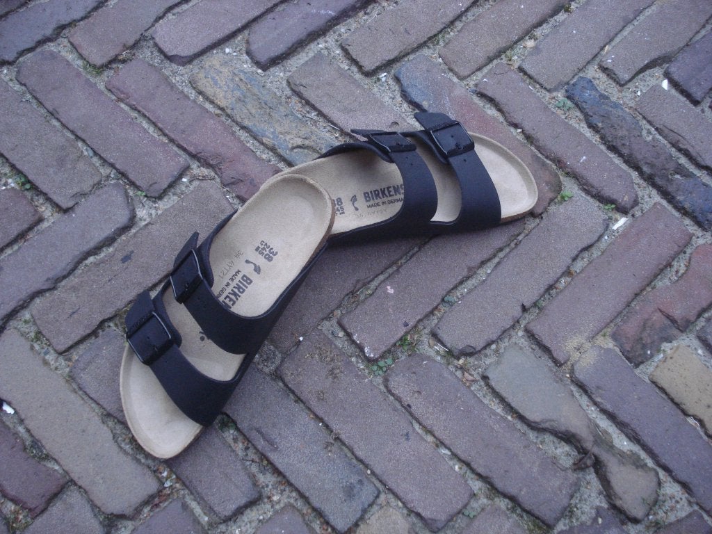 BIRKENSTOCK ARIZONA ZWART 38 NIEUW GRATIS VERZENDING POST, Slippers, Verzenden, Zwart, Nieuw