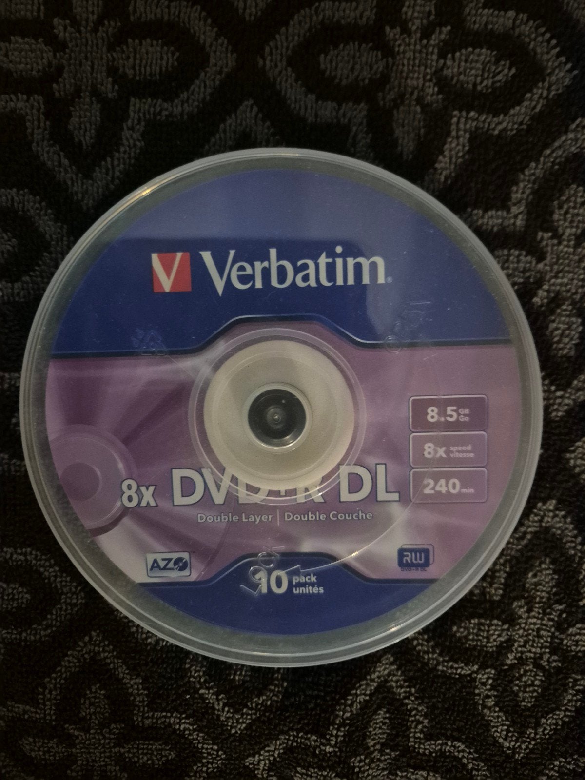 Verbatim 8x DVD+R DL Dual Layer 10-pack, Nieuw, Ophalen of Verzenden, Dvd, Dubbellaags
