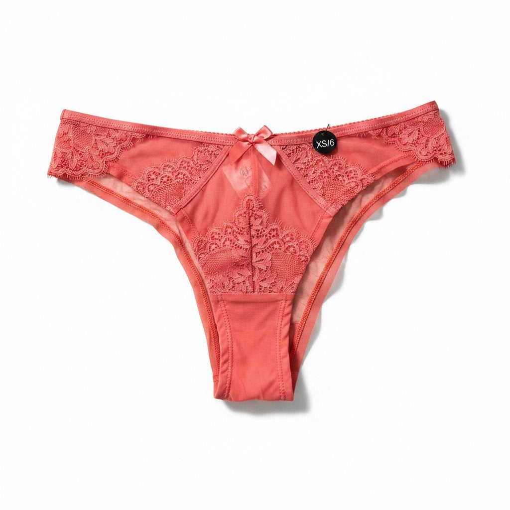 Hunkemöller Emily Brasilian Spiced Coral XS, Hunkemöller, Ophalen of Verzenden, Oranje, Slip