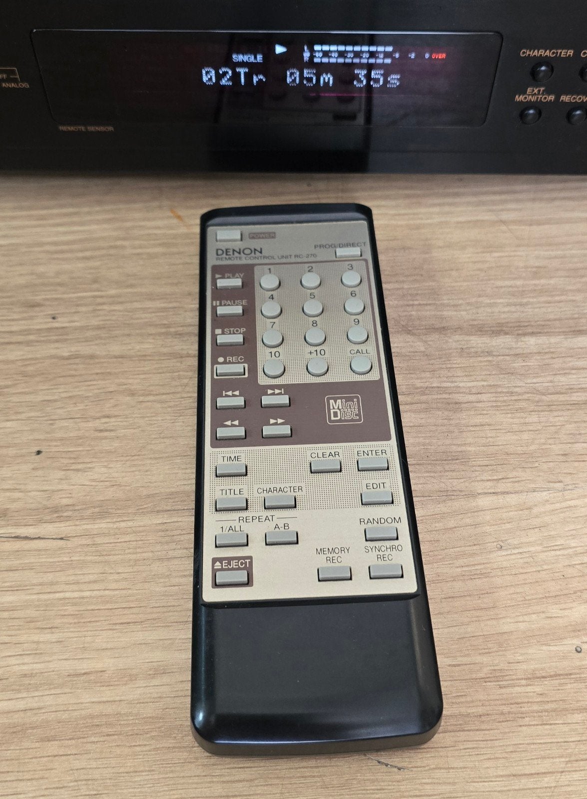 Denon DMD-1000 Minidisc-recorder met afstandsbediening, Ophalen of Verzenden
