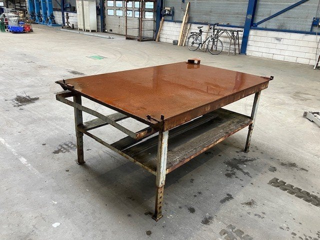 Werktafel, Ophalen of Verzenden, Gebruikt, 170 cm of meer
