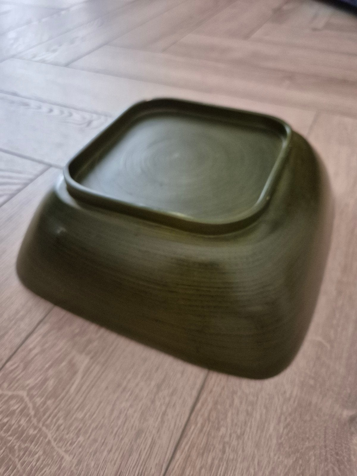 Houten schaal - Vierkant - Bamboe, Huis en Inrichting, Woonaccessoires | Schalen en Manden, Ophalen of Verzenden