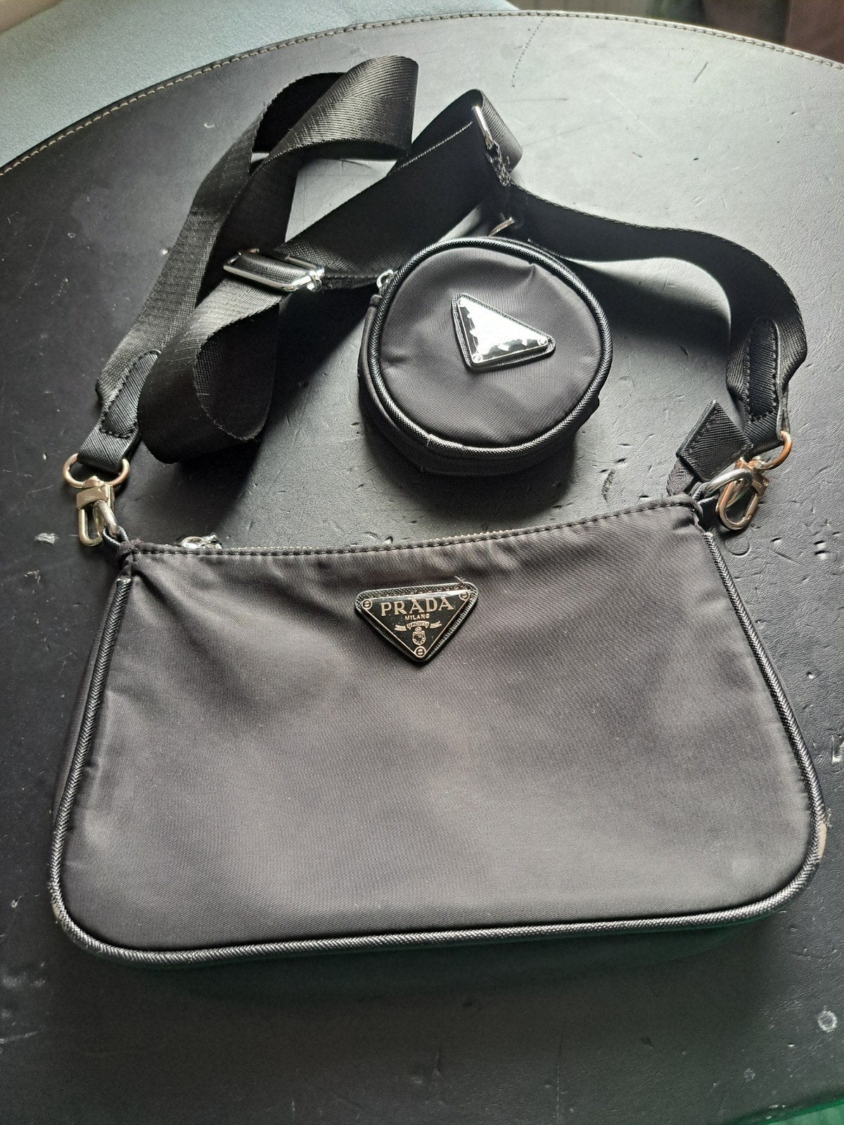 Tasje prada, Sieraden, Tassen en Uiterlijk, Tassen | Damestassen, Ophalen of Verzenden, Zwart