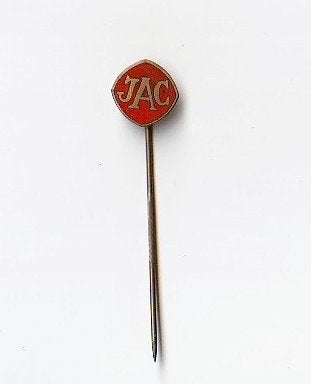 fraaie emaille speld JAC Jeugd Automobiel Club, Ophalen of Verzenden, Overige onderwerpen, Speldje of Pin