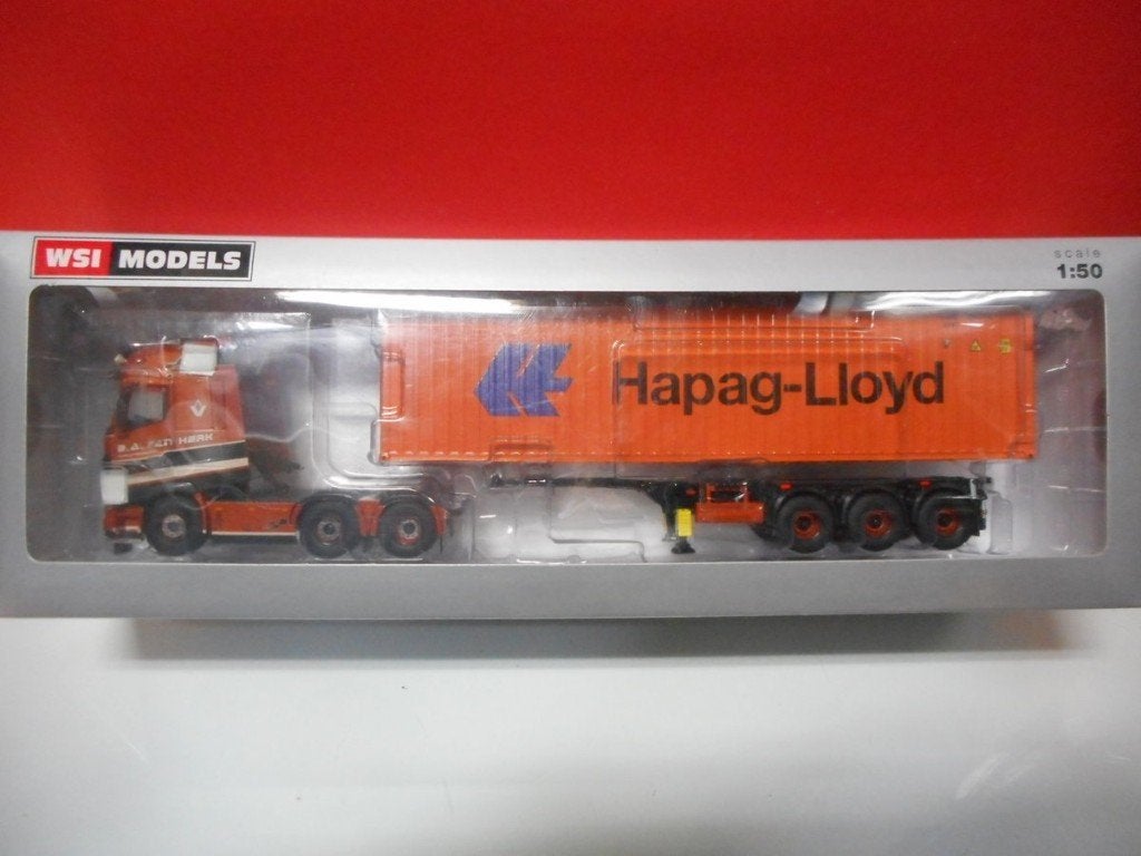 WSI RENAULT B.A. van HERK HAPAG-LLOYD 01-3419, Ophalen of Verzenden, Nieuw, Bus of Vrachtwagen, Wsi