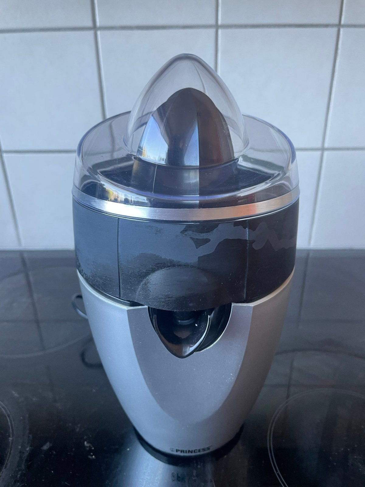 Princess Silver Fresh Juicer - Citruspers, Witgoed en Apparatuur, Keukenmixers, Ophalen of Verzenden, Zo goed als nieuw, Vaatwasserbestendig