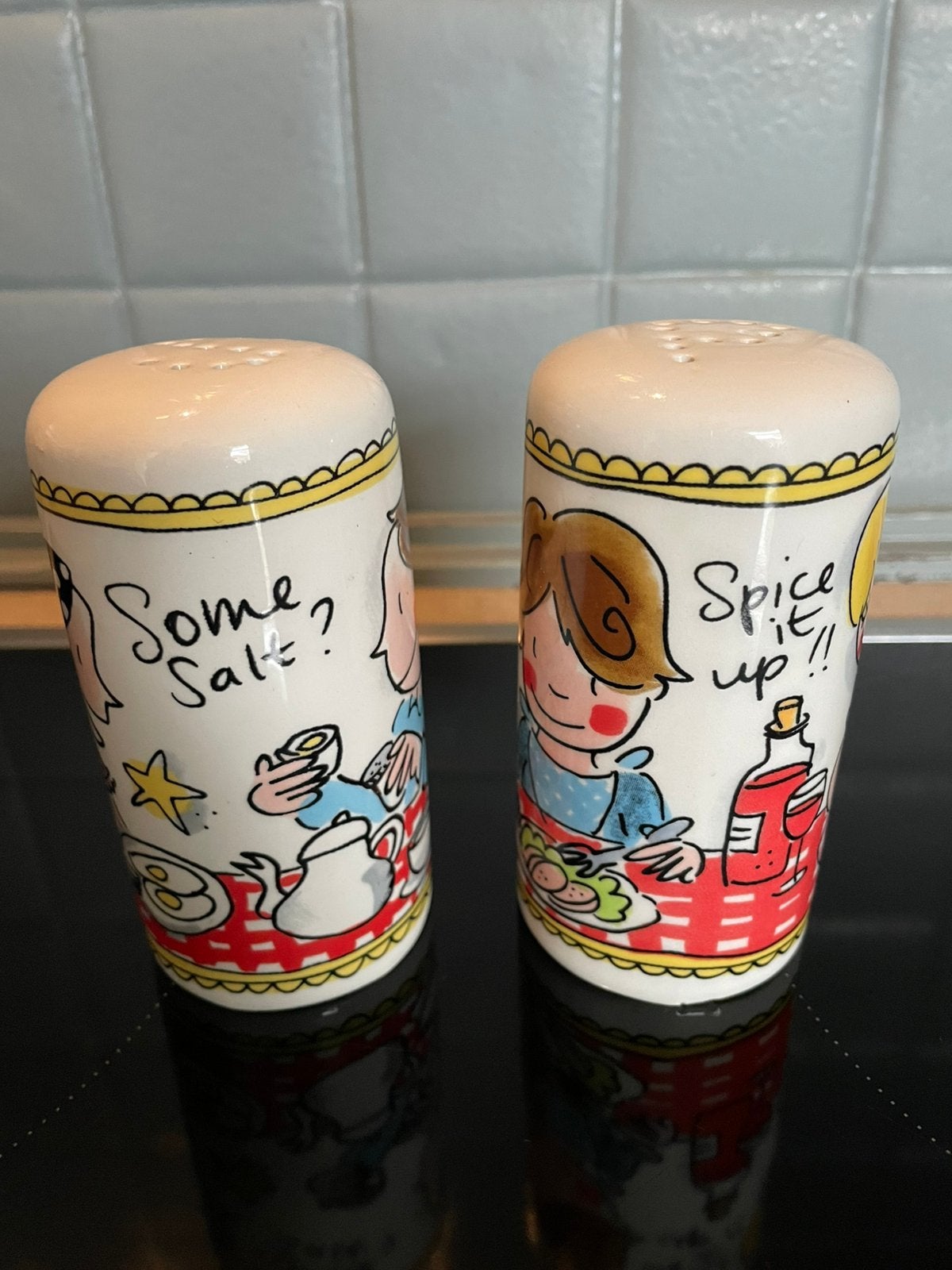 Blond Amsterdag zout en peper vaatje, Ophalen of Verzenden, Zo goed als nieuw, Aardewerk, Overige typen