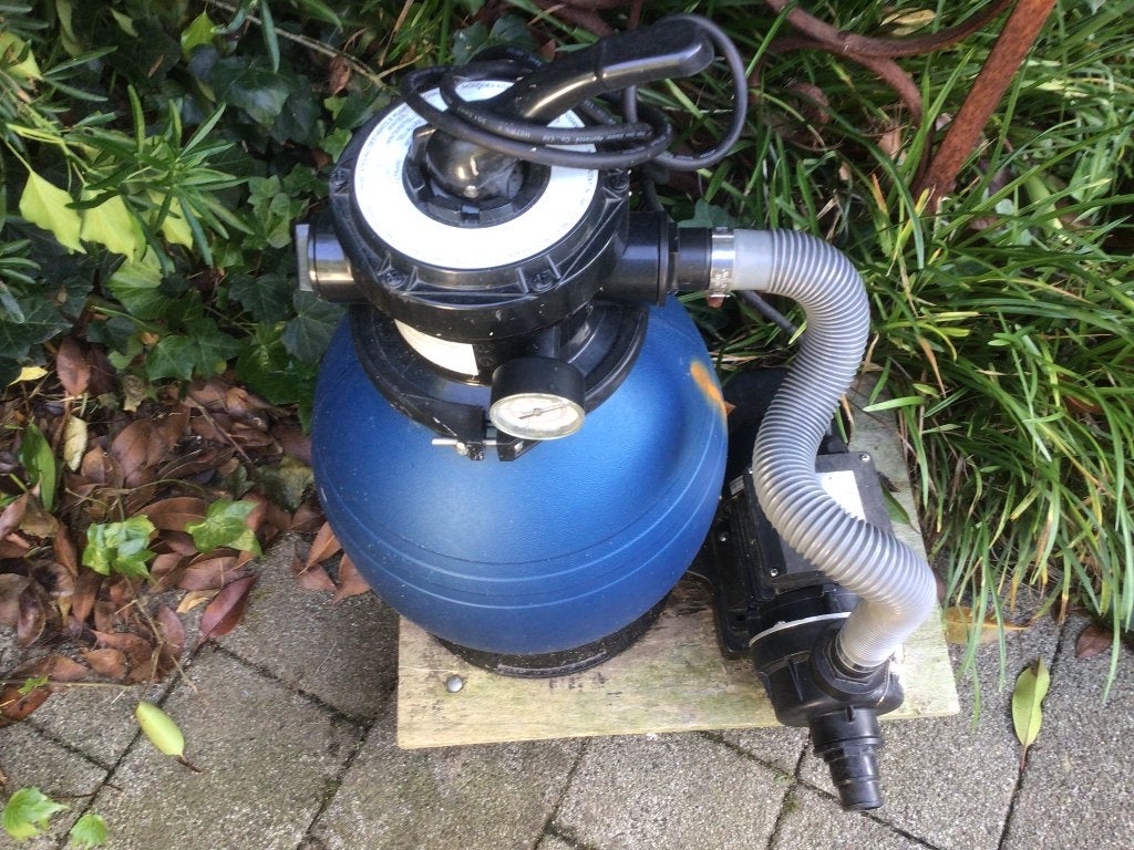Zwembad filterinstallatie, Ophalen, Gebruikt, Filter