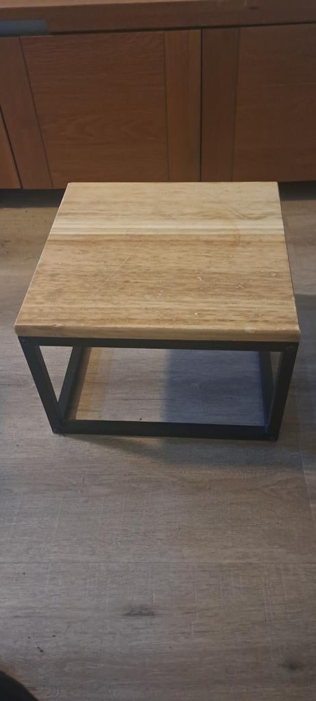 Bijzet tafeltje lengte 34,5cm breedte 40cm hoogte 27,5cm, Huis en Inrichting, Tafels | Salontafels, Minder dan 50 cm, Gebruikt