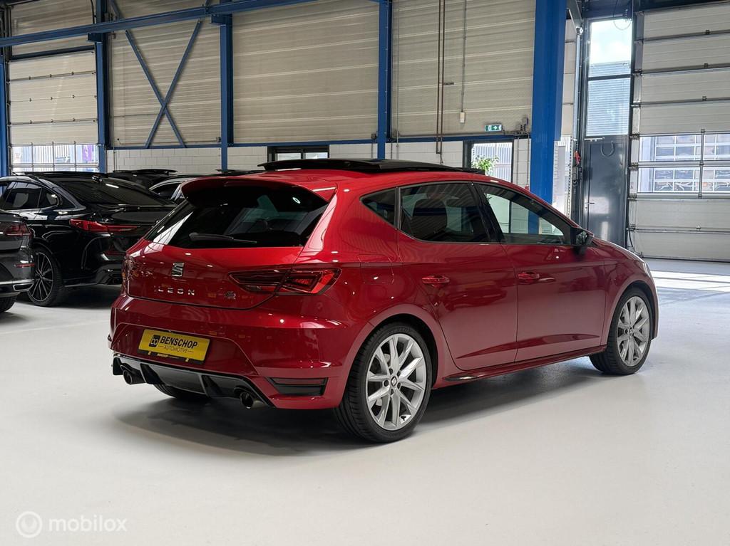 Seat Leon 1.8 TSI FR DSG Aerodynamica Panodak Navi Seat Soun, Auto's, Seat, 1227 kg, Automatische klimaatregeling, Zwart, 4 cilinders