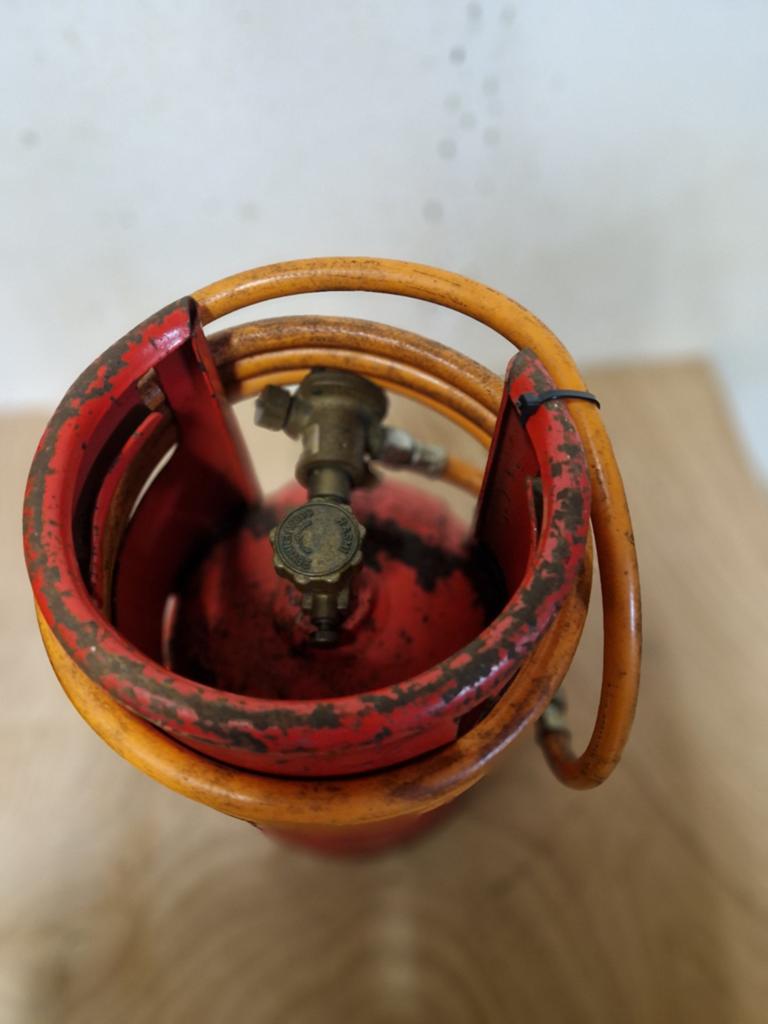Gasfles met brander navulbaar., Ophalen of Verzenden
