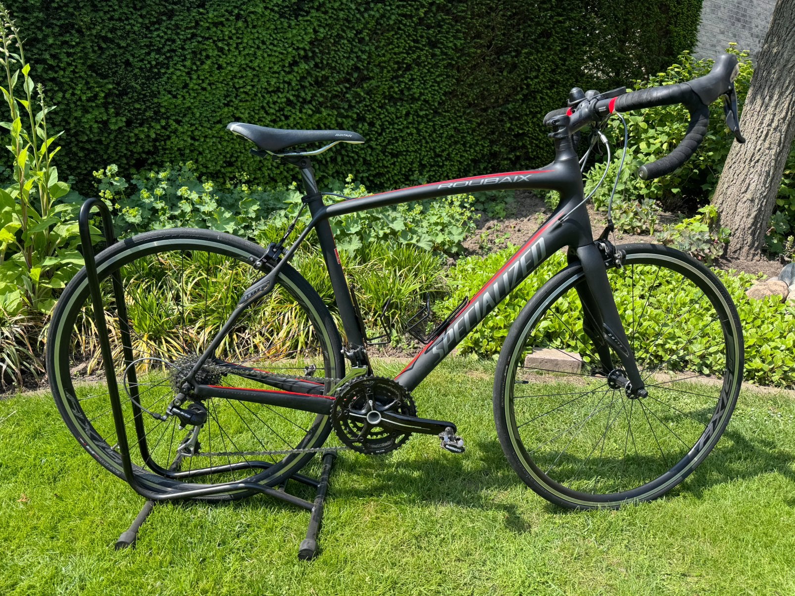 Specialized Roubaix SL4 Sport 105 carbon maat 56, Velgrem, Zo goed als nieuw, Meer dan 20 versnellingen, 53 tot 57 cm