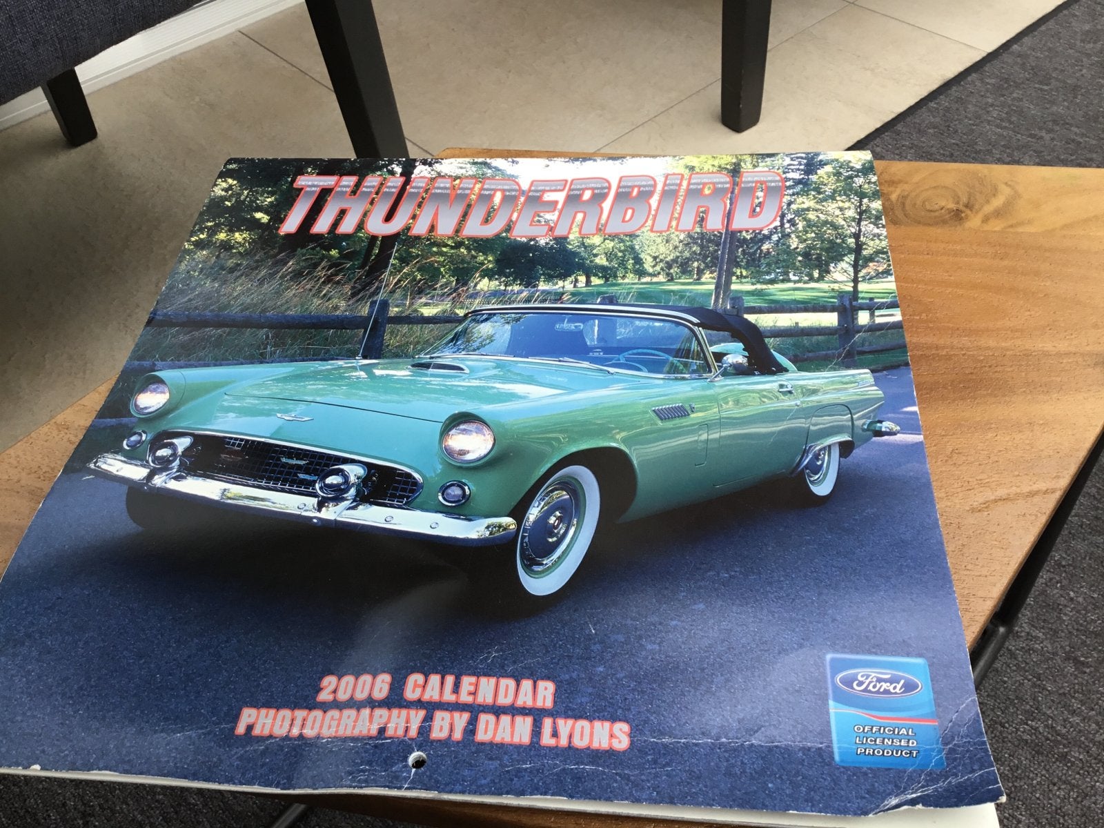Ford Thunderbird kalender 2006, Ophalen of Verzenden