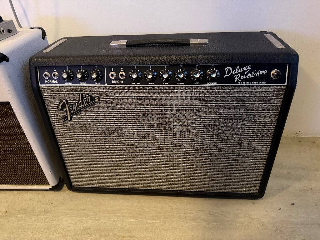 Fender Deluxe Reverb 64 Custom hand-wired, Ophalen of Verzenden, Zo goed als nieuw, Gitaar, Minder dan 50 watt