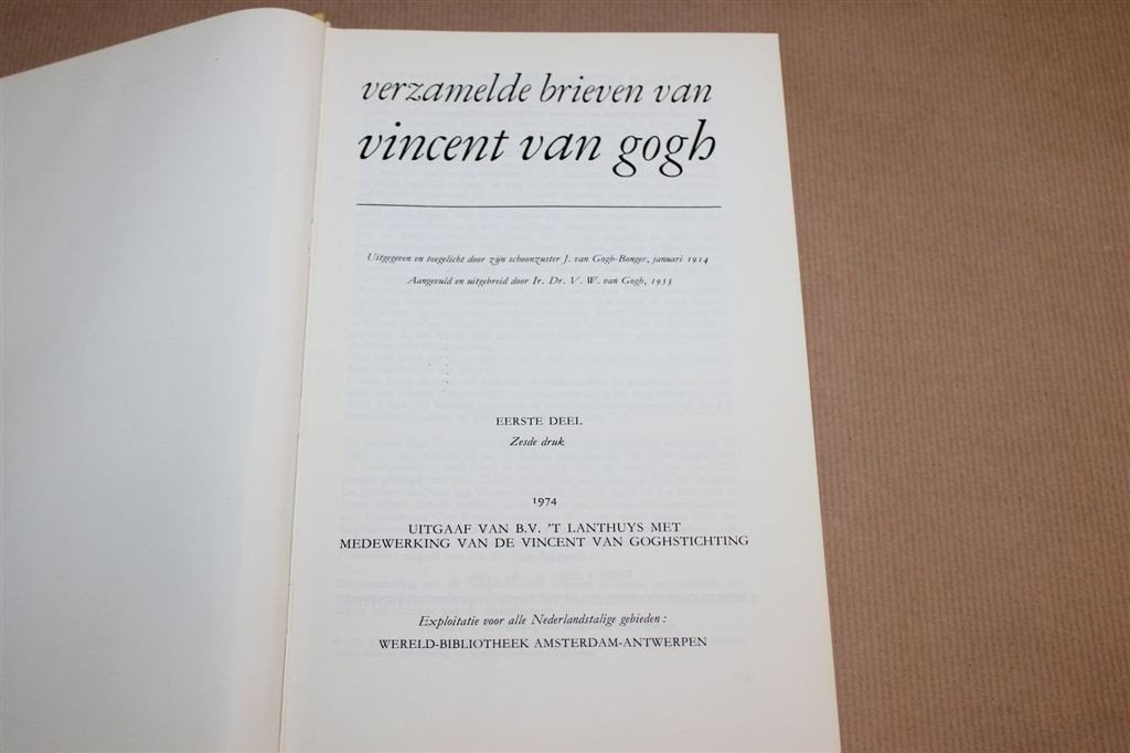 Verzamelde Brieven van Van Gogh — Deel I & II 1974, Ophalen of Verzenden, Gelezen