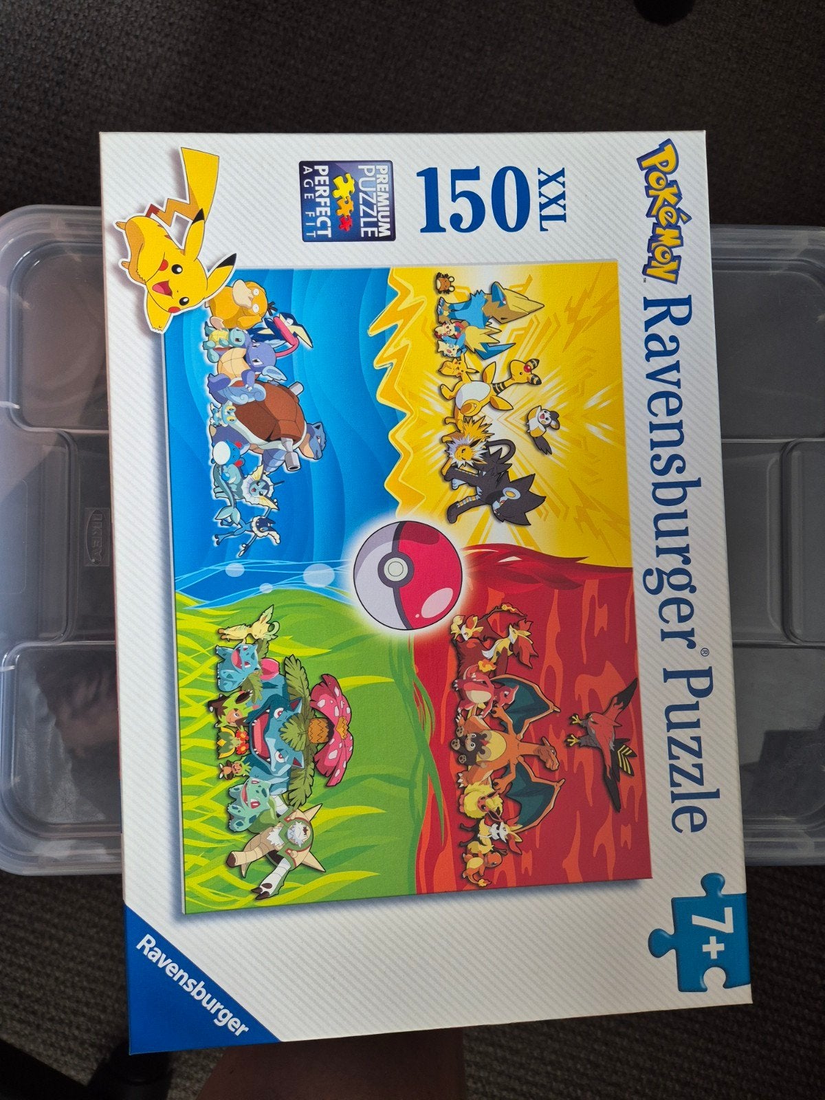 pokemon puzzle, Ophalen of Verzenden, Meer dan 50 stukjes, 6 jaar of ouder