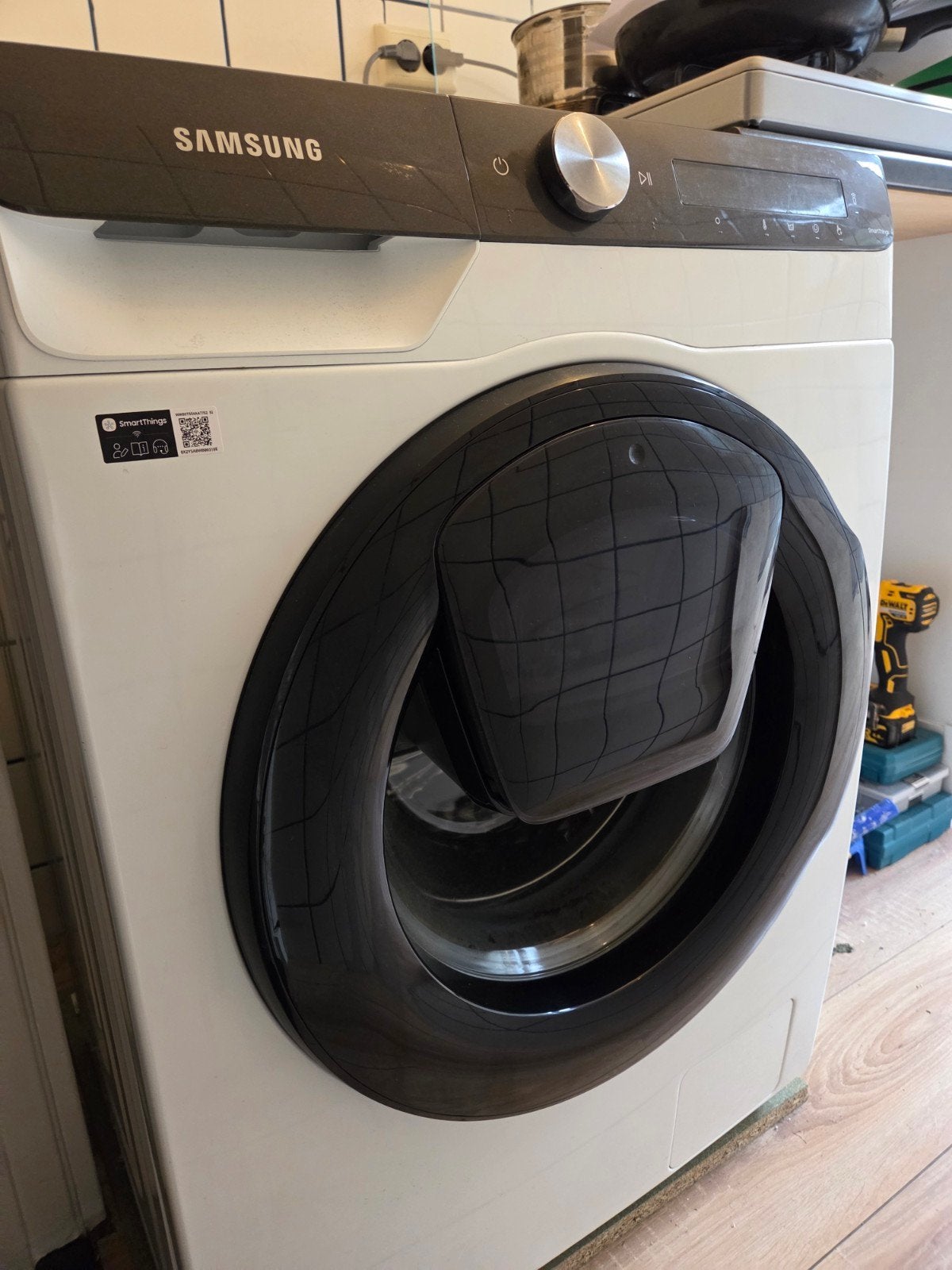 SAMSUNG 5000-serie AddWash Wasmachine zgn! 2 jaar oud, 1200 tot 1600 toeren, 8 tot 10 kg, Energieklasse A of zuiniger, Ophalen of Verzenden