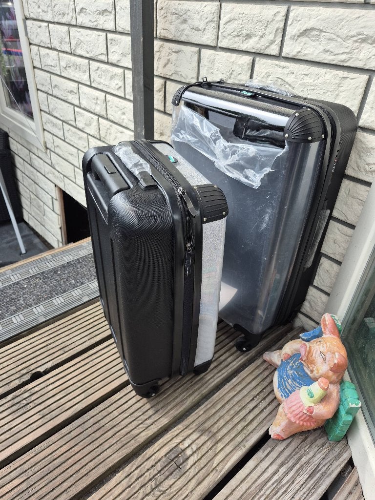 Koffers, Sieraden, Tassen en Uiterlijk, Koffers, Nieuw, Hard kunststof, Minder dan 50 cm, 35 tot 45 cm, Slot, Uitschuifbare handgreep